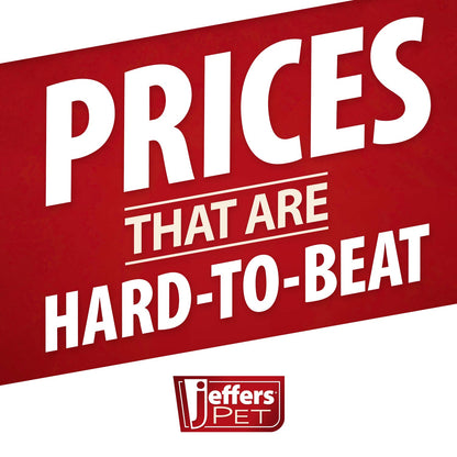 Jeffers PET hard-to-beat pet bowl promotional label